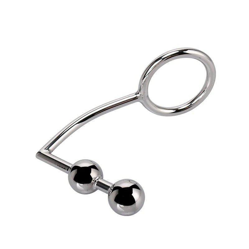 Double Anal Intruder Cock Ring - - Butt Plugs