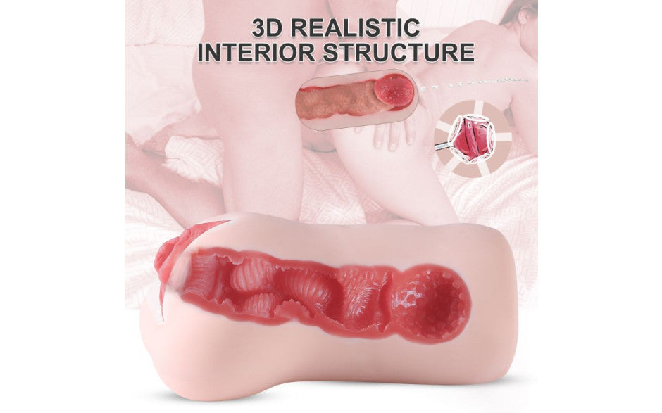Xise Eden Vibrating Realistic Vaginal Masturbator - Masturbators and Strokers