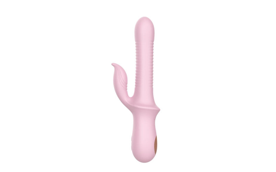 SXE Fannie USB Silicone Multi-Mode Rabbit Vibrator - Pink - Rabbit Vibrators