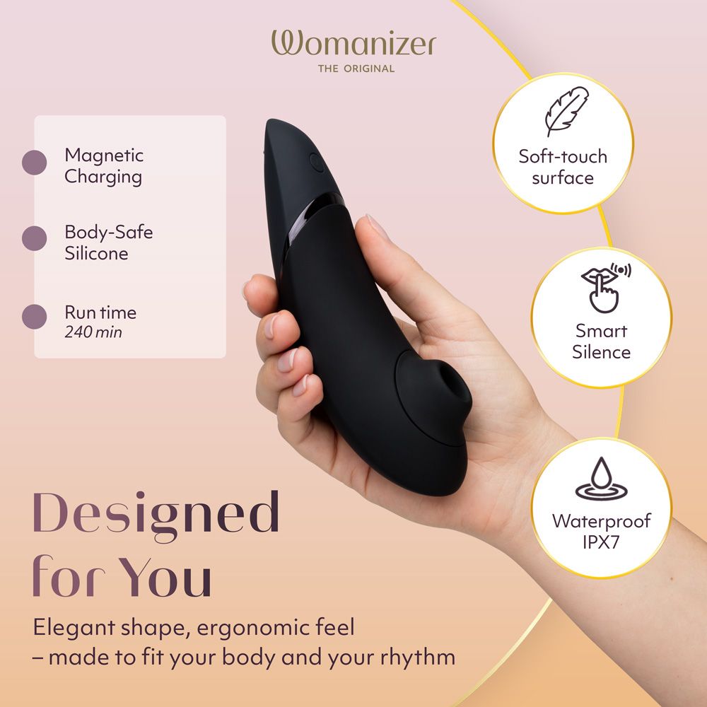 Womanizer Next 3D Pleasure Air Clitoral Stimulator - - Clit Ticklers and Pulsators