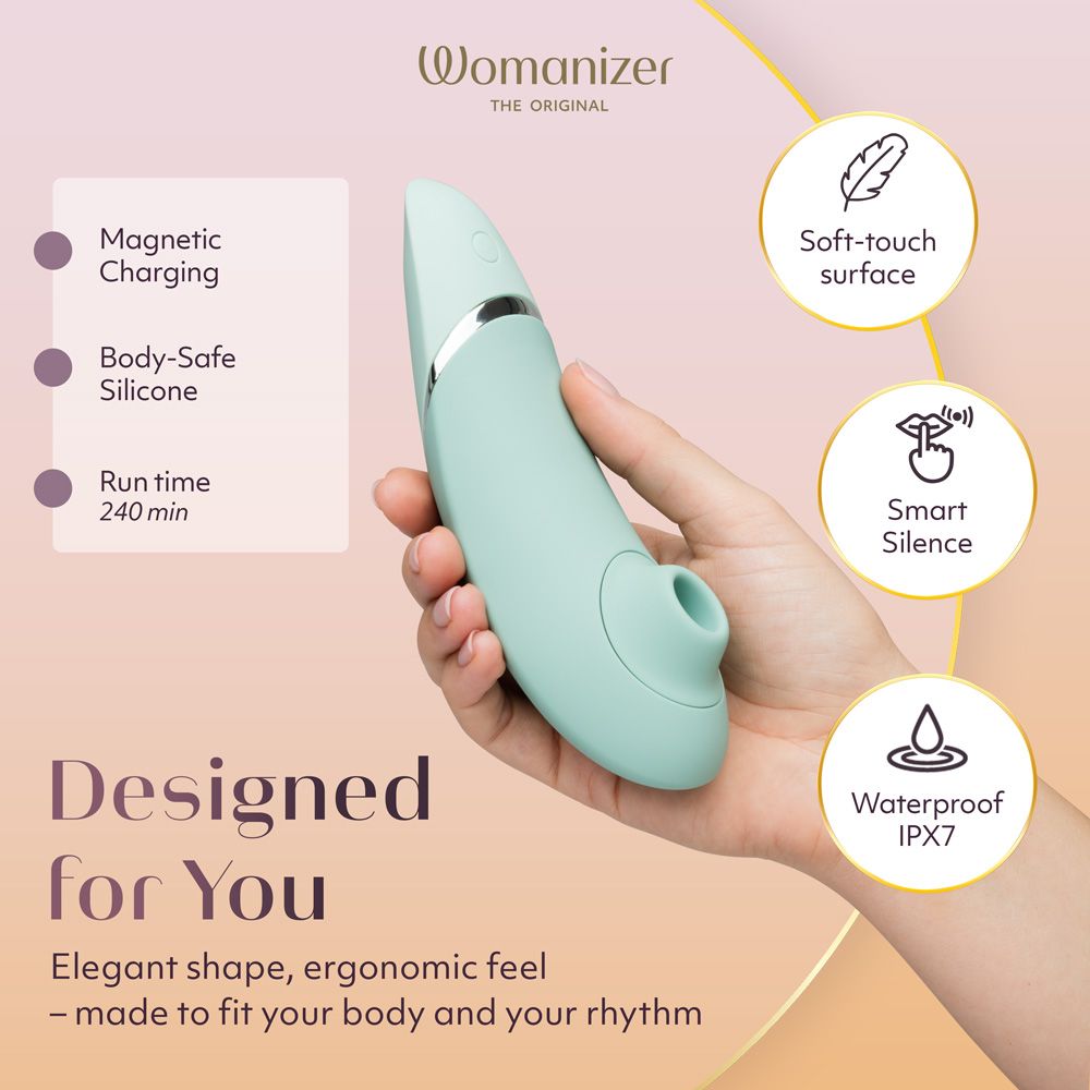Womanizer Next 3D Pleasure Air Clitoral Stimulator - - Clit Ticklers and Pulsators