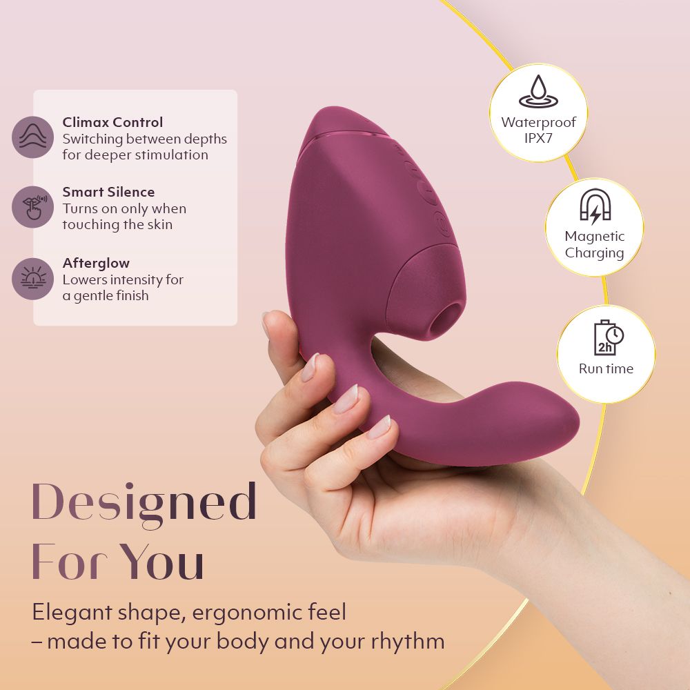 Womanizer Next Duo Clitoral and G-Spot Stimulator - - Clit Ticklers and Pulsators