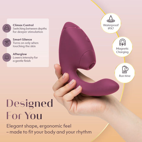 Womanizer Next Duo Clitoral and G-Spot Stimulator - Clit Ticklers and Pulsators