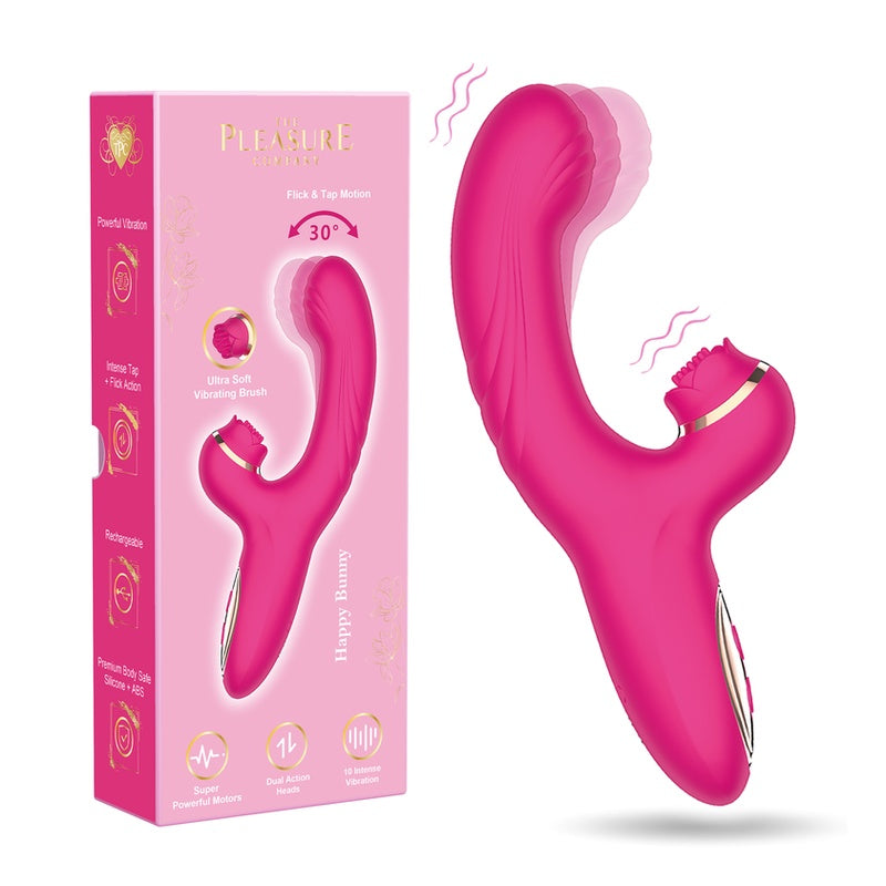 Full Circle Happy Bunny 10 Function Rabbit Vibrator - - Rabbit Vibrators
