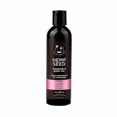 Hemp Seed Massage & Body Oil Based Lubricant 237 ml - Oil Based Lubes