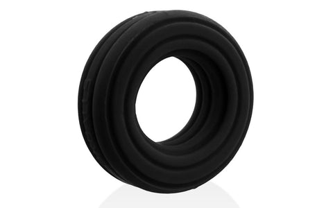 Hunkyjunk Roto Grooved Gripper Ribbed Stretchy Cock Ring