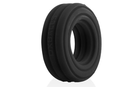 Hunkyjunk Roto Grooved Gripper Ribbed Stretchy Cock Ring
