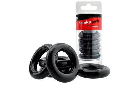 Hunkyjunk Jacker Stack 5 Piece Strong Cock Ring Set