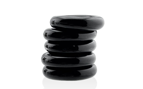 Hunkyjunk Jacker Stack 5 Piece Strong Cock Ring Set