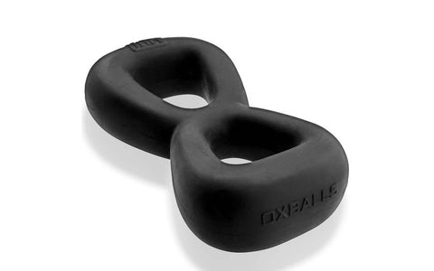 Hunkyjunk Boomerang Double Cockring Ball Stretcher