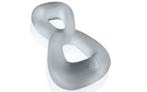 Hunkyjunk Boomerang Double Cockring Ball Stretcher