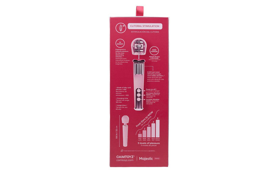 CamToyz Intense App Controlled Body Wand Vibrator - Body Wands
