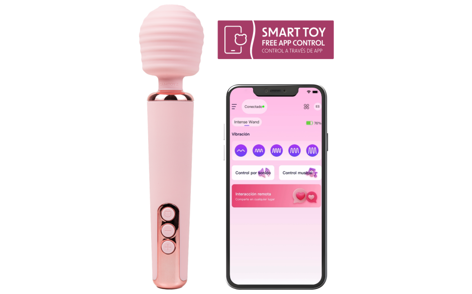 CamToyz Intense App Controlled Body Wand Vibrator - Body Wands