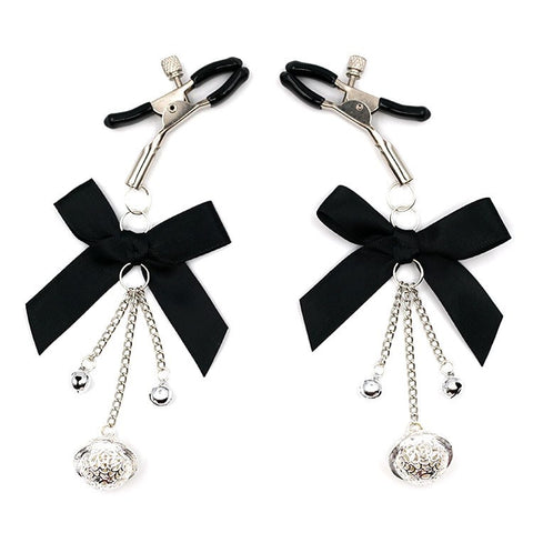 Jingling Bell Nipple Clamps - Nipple and Clit Clamps
