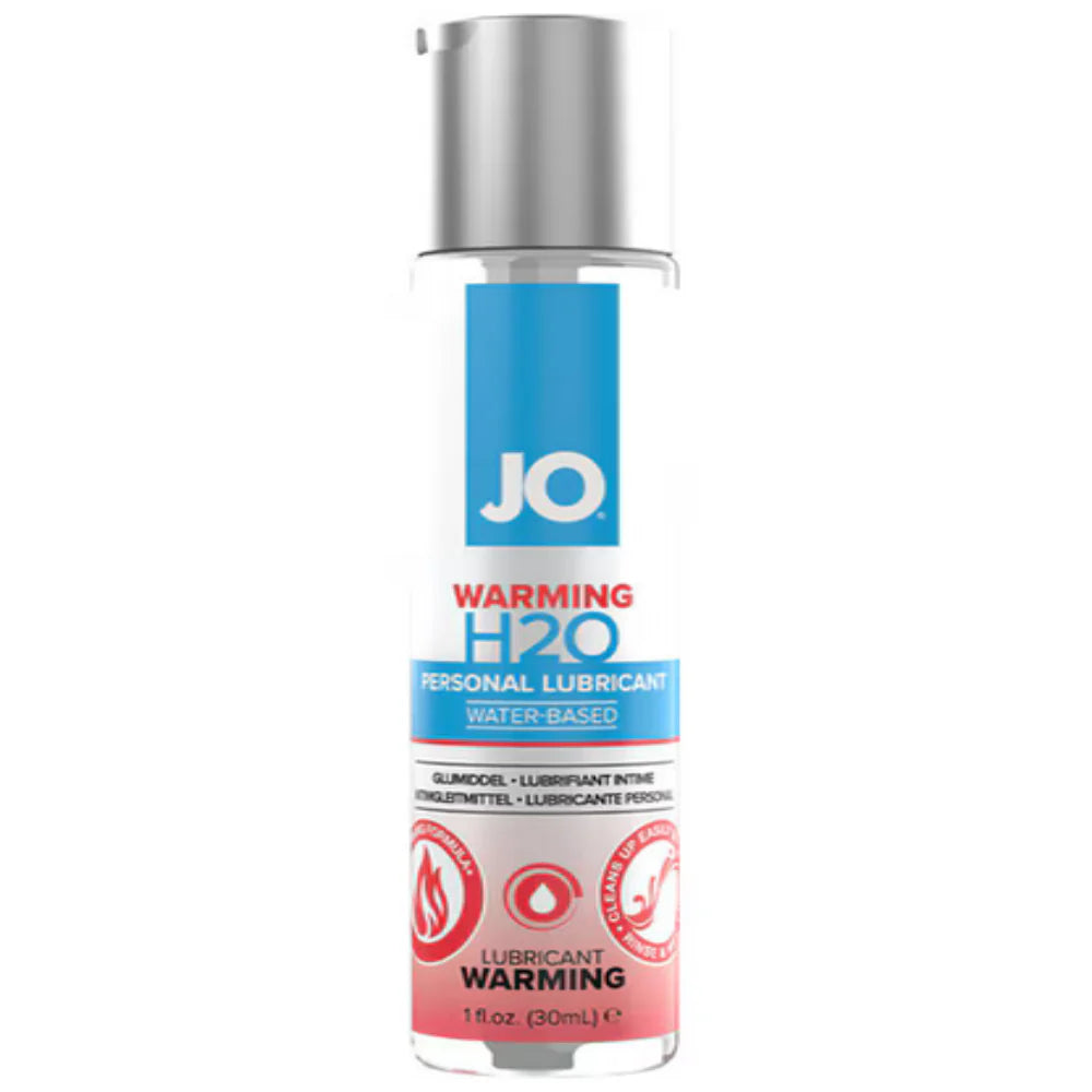 System JO H20 Water Based Warming Lubricant 30ml - - Water Based Lubes