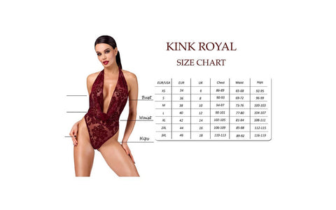 Noir Handmade Kink Royal Sexy Womens Gown Red - Kimono's and Gowns