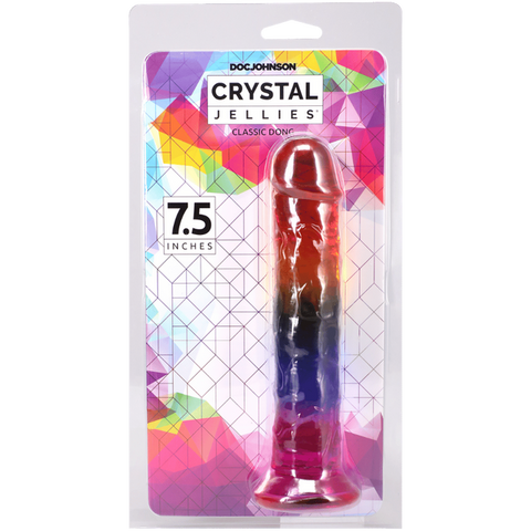 Doc Johnson Crystal Jellies Soft and Flexible Realistic Dong