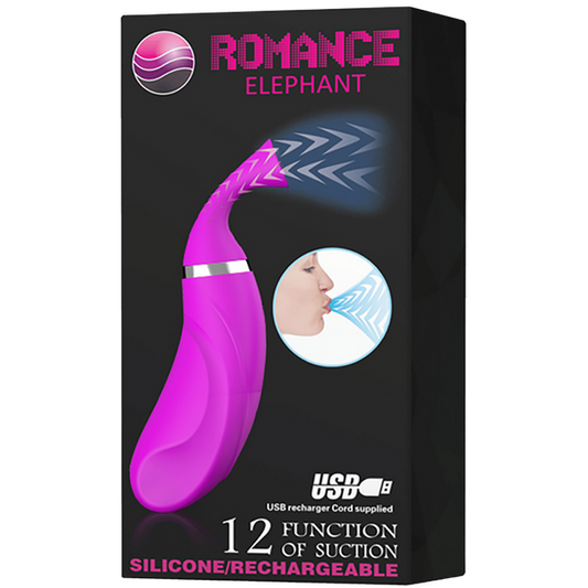 Baile Romance Elephant Rechargeable Clitoral Vibrator - Clit Ticklers and Pulsators