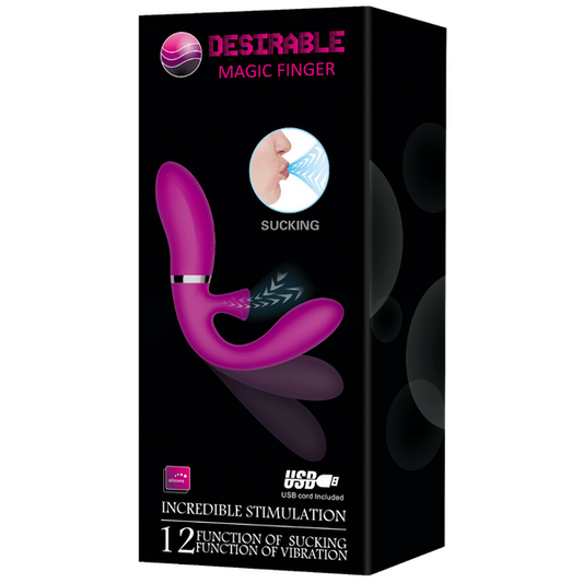Baile Desirable Magic Finger Vibrator With Suction - Finger and Tongue Vibrators