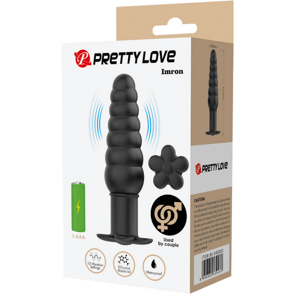 Baile Imron Vibrating Silicone Butt Plug - - Butt Plugs