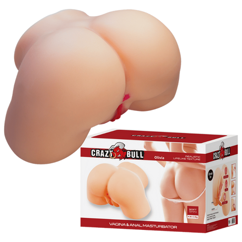 Baile Olivia Realistic Texture Vagina & Anal Masturbator - Masturbators and Strokers