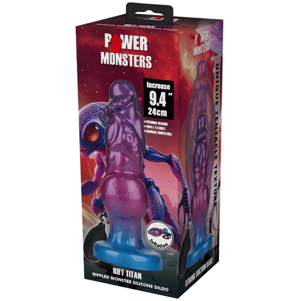 Baile Rift Titan 9.4 Inch Inflatable Monster Silicone Dildo - Realistic Dildos