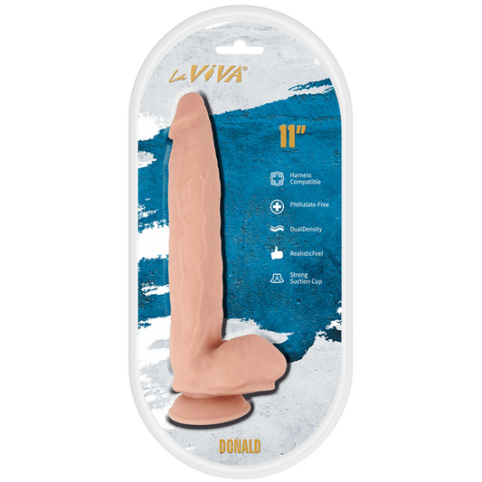 La Viva Donald 11 Realistic Feel dildo Flesh - Realistic Dildos