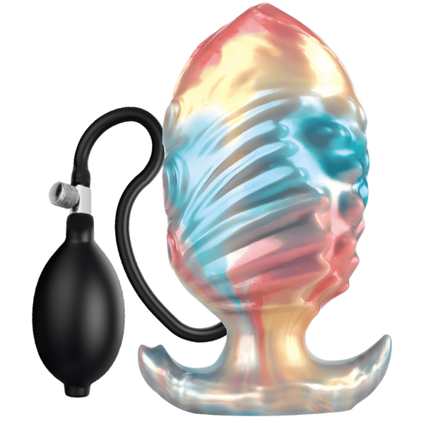Baile Ebon Leviathan 7 Inch Inflatable Silicone Anal Plug - Butt Plugs