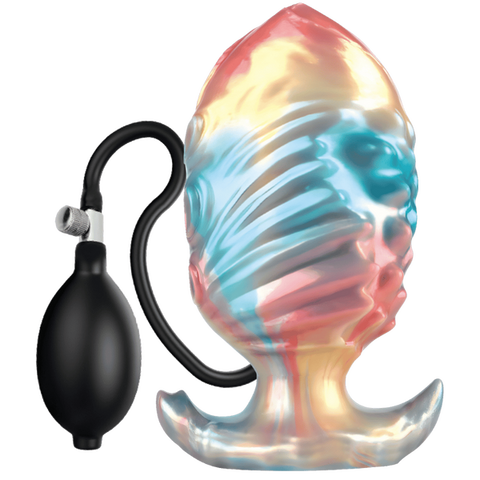 Baile Ebon Leviathan 7 Inch Inflatable Silicone Anal Plug - Butt Plugs