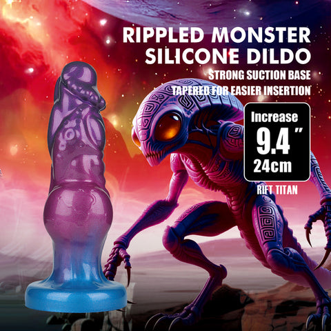 Baile Rift Titan 9.4 Inch Inflatable Monster Silicone Dildo - Realistic Dildos