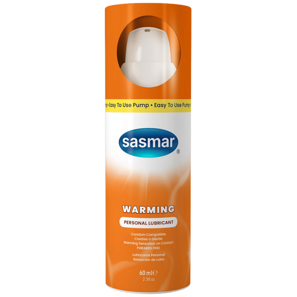 Sasmar Warming Water Based Personal Lubricant 60ml - Water Based Lubes
