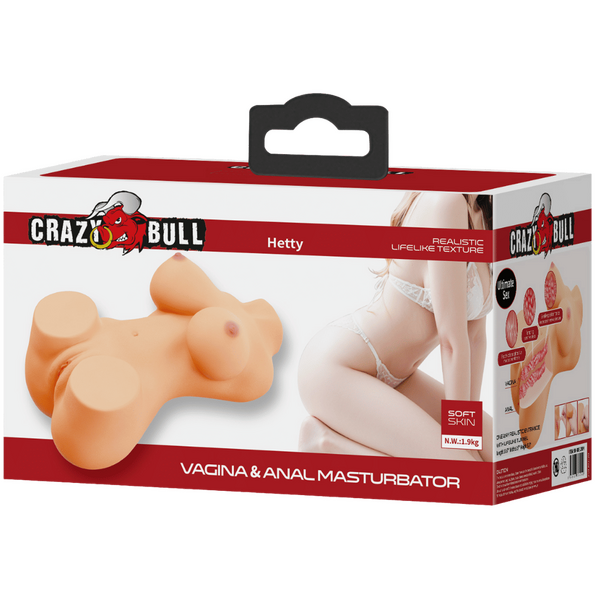 Baile Hetty Realistic Anal and Vagina Masturbator - Masturbators and Strokers