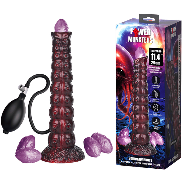 Baile Voidclaw Brute 11.4 Inch Suction Cup Infaltable Dildo - Realistic Dildos