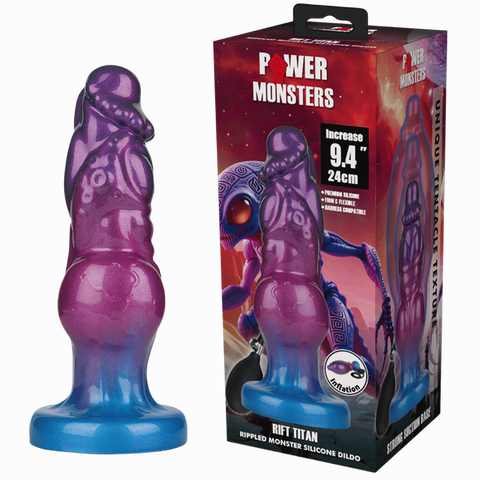 Baile Rift Titan 9.4 Inch Inflatable Monster Silicone Dildo - Realistic Dildos