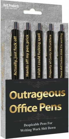 Hott Products Outrageous Novelty Office Pens