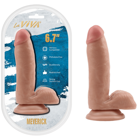 La Viva Maverick 6.7 Inches Suction Cup Dong Flesh - Realistic Dildos