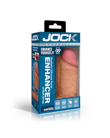 Curve Toys JOCK Enhancers 1 Inch Silicone Penis Sleeve