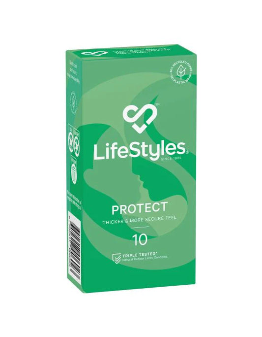 Lifestyles Regular Protect Condoms 10 Pack - Condoms