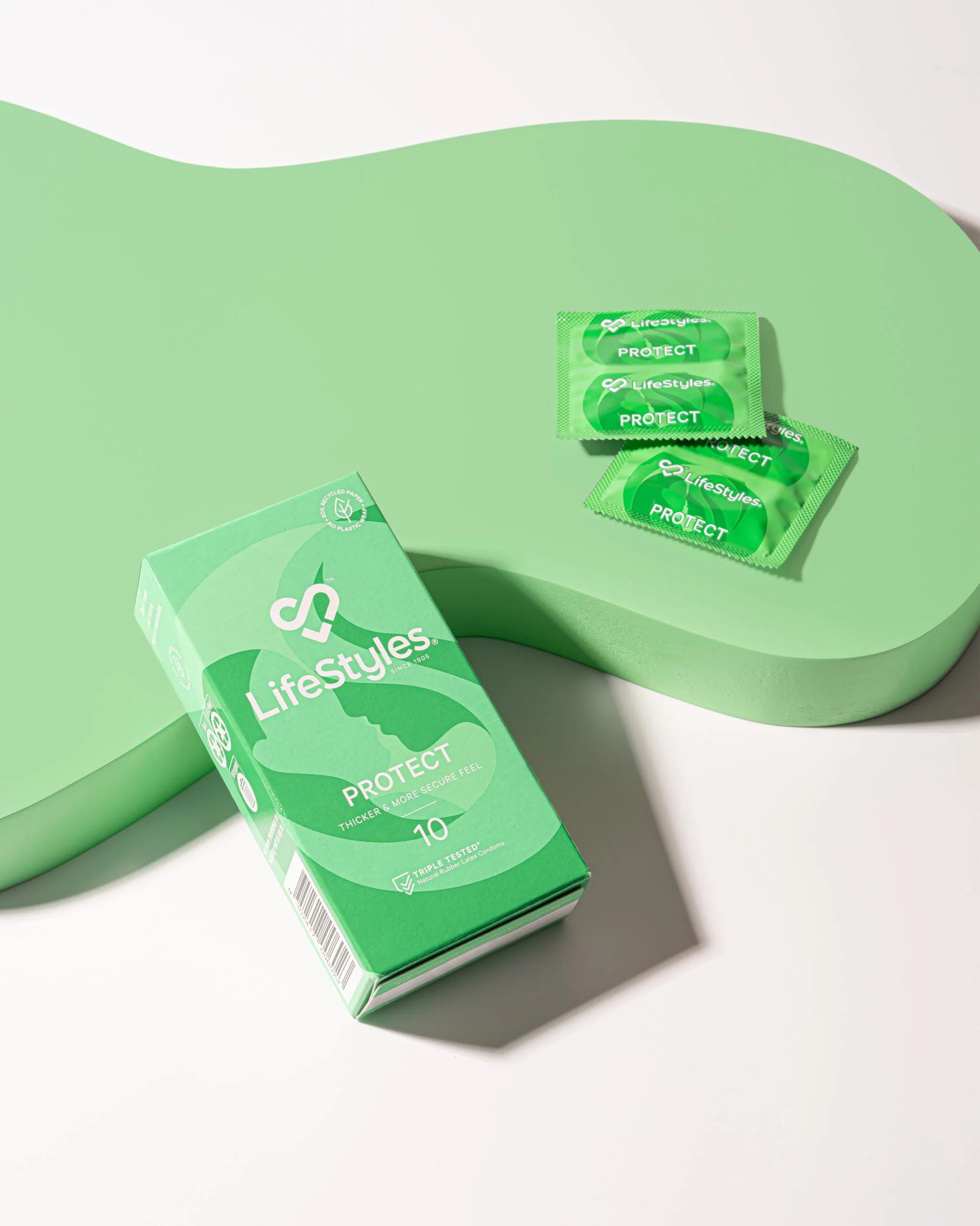 Lifestyles Regular Protect Condoms 10 Pack - - Condoms