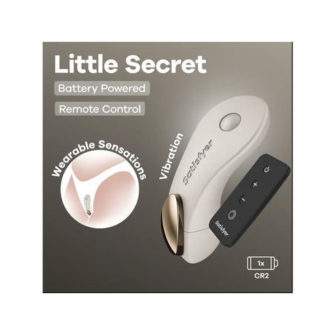 Little Secret Remote Control Panty Vibrator by Satisfyer