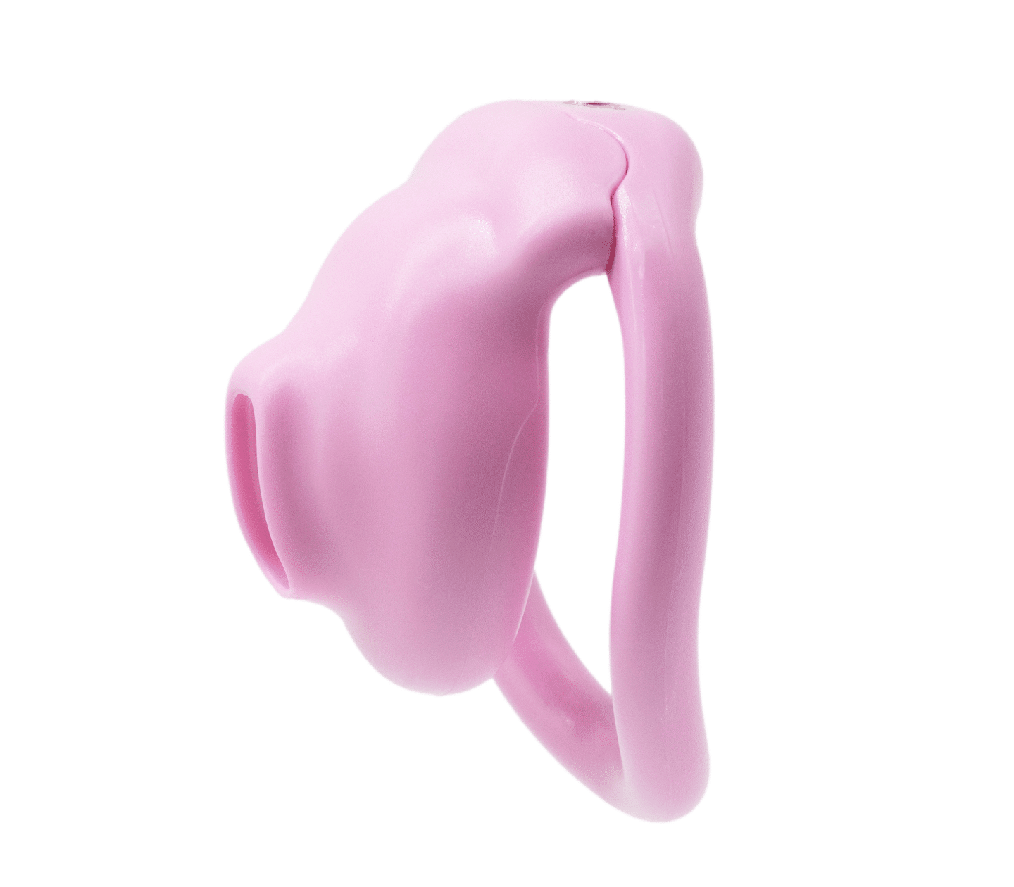 Love In Leather Micro Cock Cage with Urethral Opening - - Male Chastity