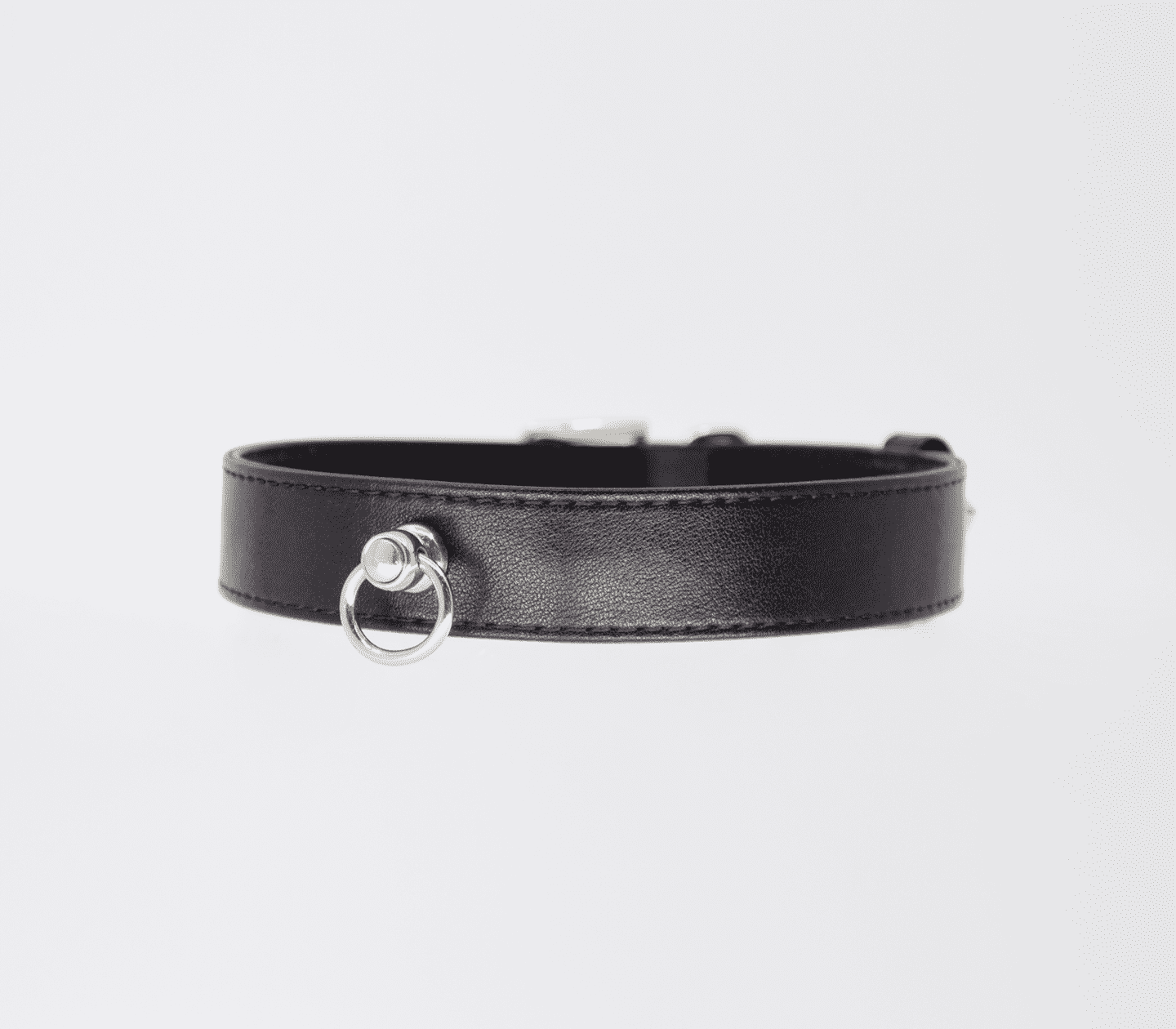 Love In Leather Tipped Bondage Collar & Lead Set - Default Title - Collars and Leads