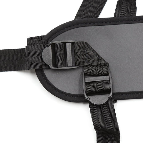 Love In Leather Adjustable Strap On With Back Support - Strap On Sextoys