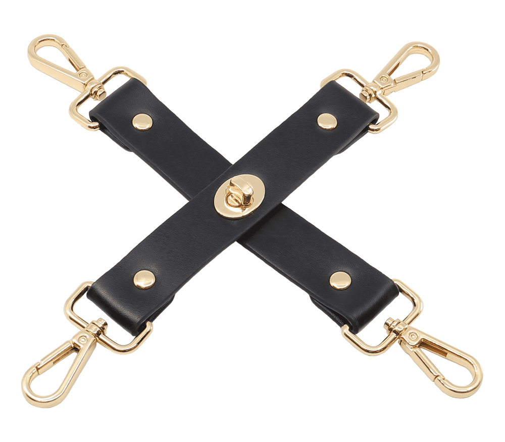 Love In Leather Bondage Play Hogtie Piece - - Cuffs And Restraints