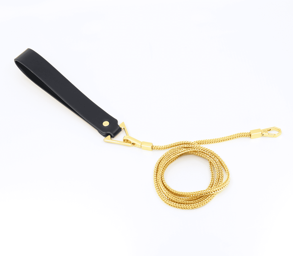 Love In Leather Fetish Play Snake Chain Lead - - Collars and Leads