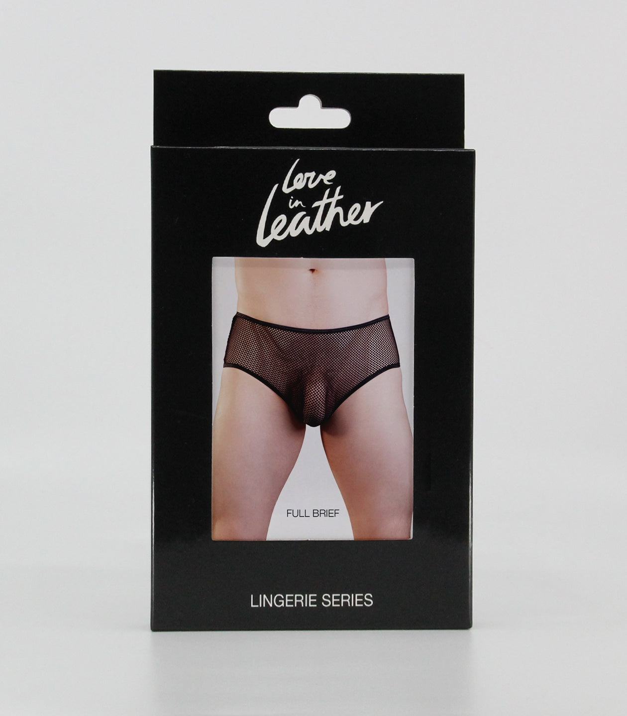 Love In Leather Mens Mesh Sexy Briefs - - Mens Briefs And Boxers