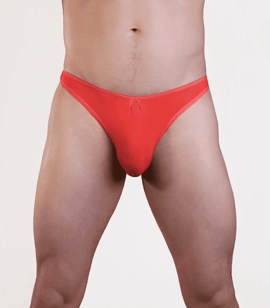 Love In Leather Plain Mens Lycra G-String L/XL - Jocks and G-Strings