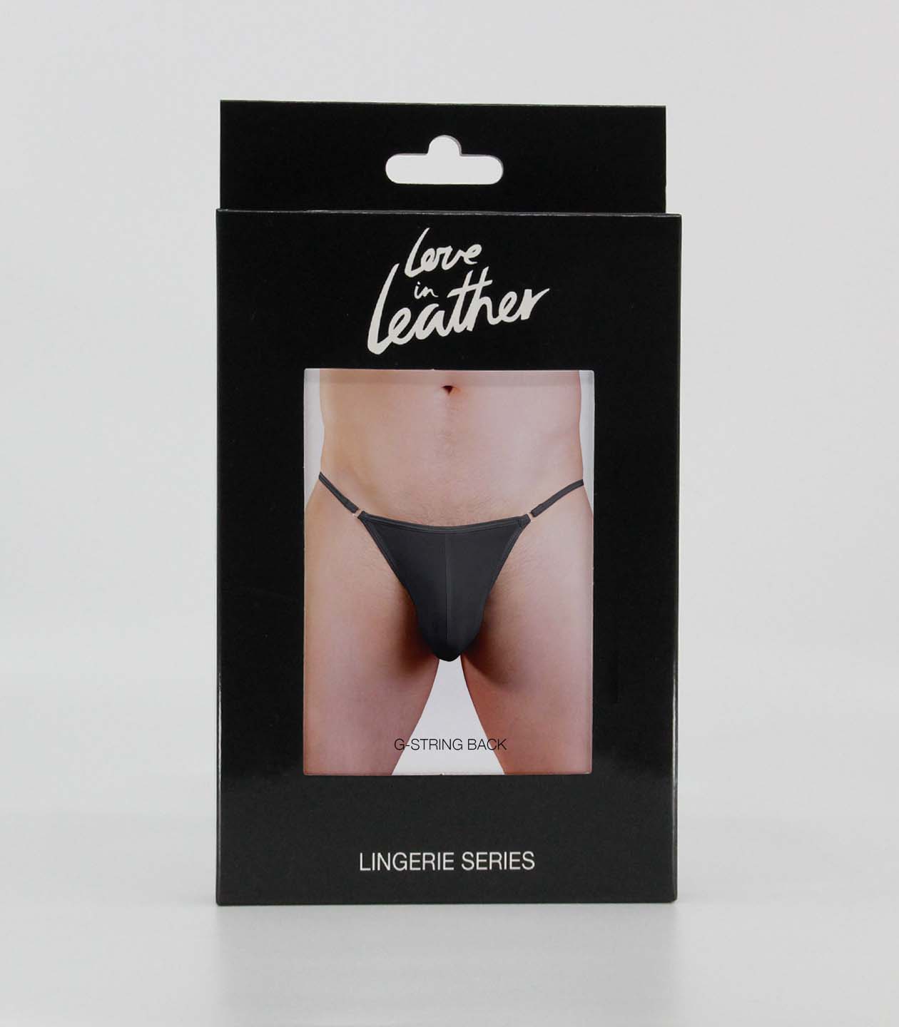 Love In Leather Soft Poly-Cotton Mens G-String S/M - - Jocks and G-Strings