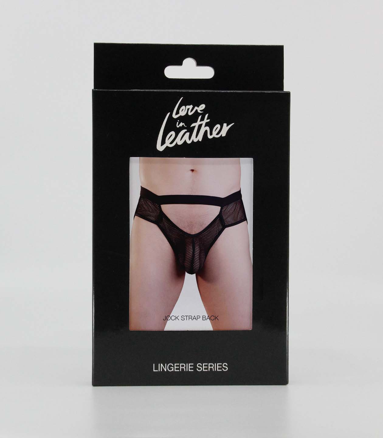 Love In Leather Mens Mesh Jock Strap Underwear - - Jocks and G-Strings