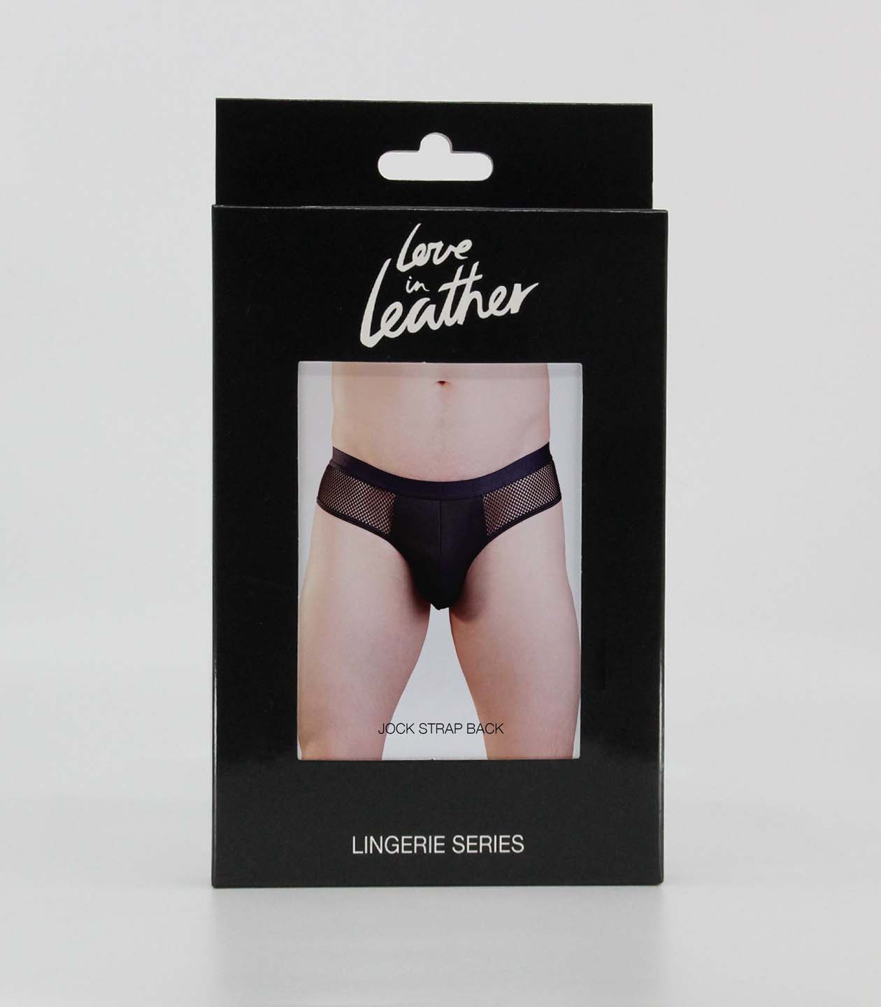 Love In Leather Mens Mesh Bumless Sexy Underwear - Jocks and G-Strings